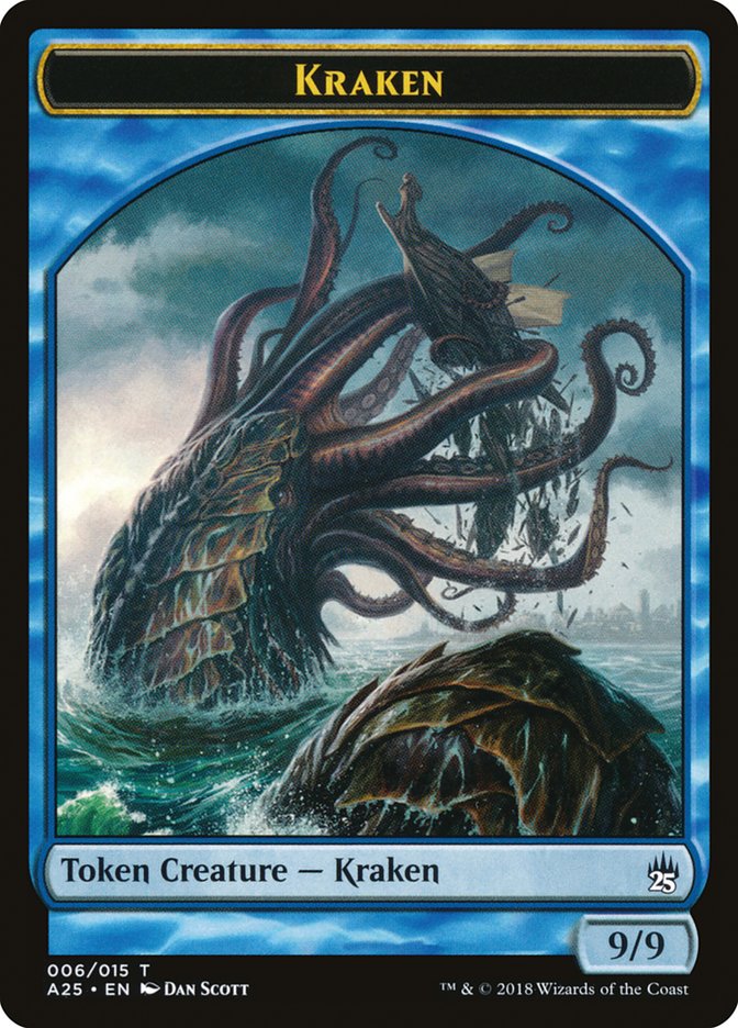 Fish // Kraken Double-Sided Token [Masters 25 Tokens] | Deep Dive Games St. Marys