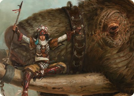 Tuskguard Captain Art Card [Commander Masters Art Series] | Deep Dive Games St. Marys