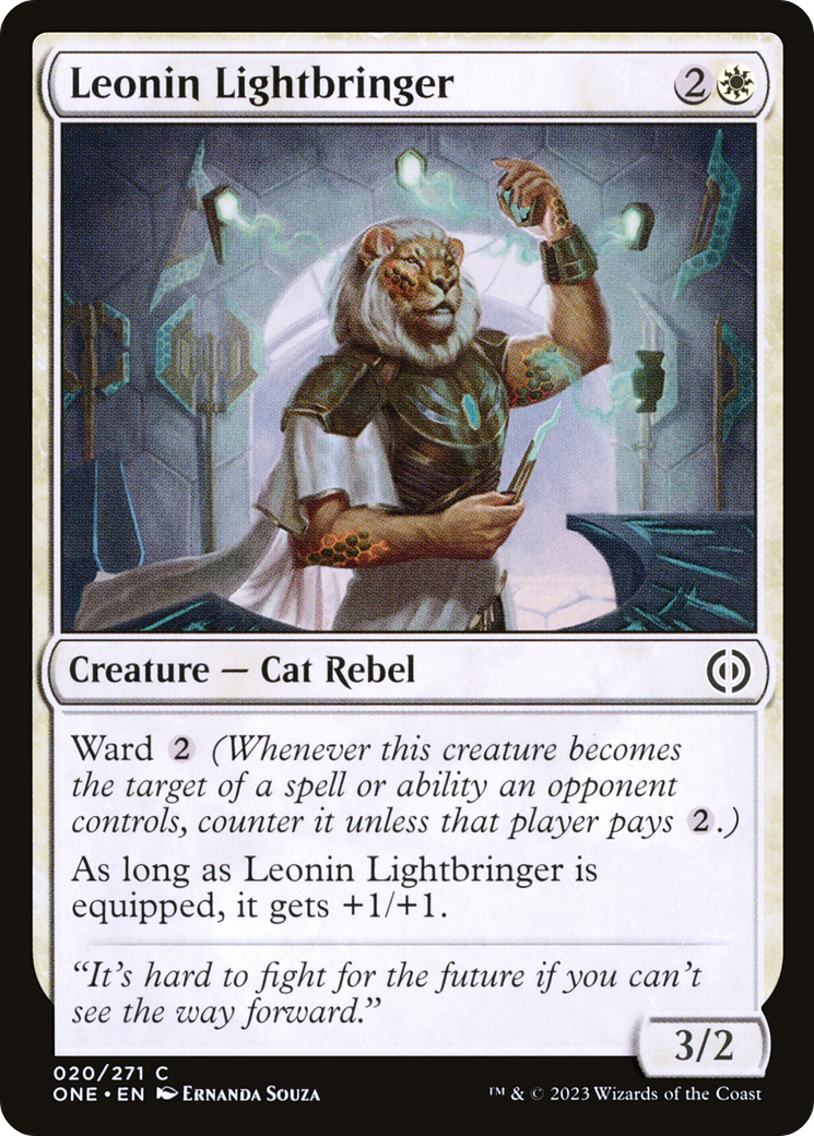 Leonin Lightbringer [Phyrexia: All Will Be One] | Deep Dive Games St. Marys