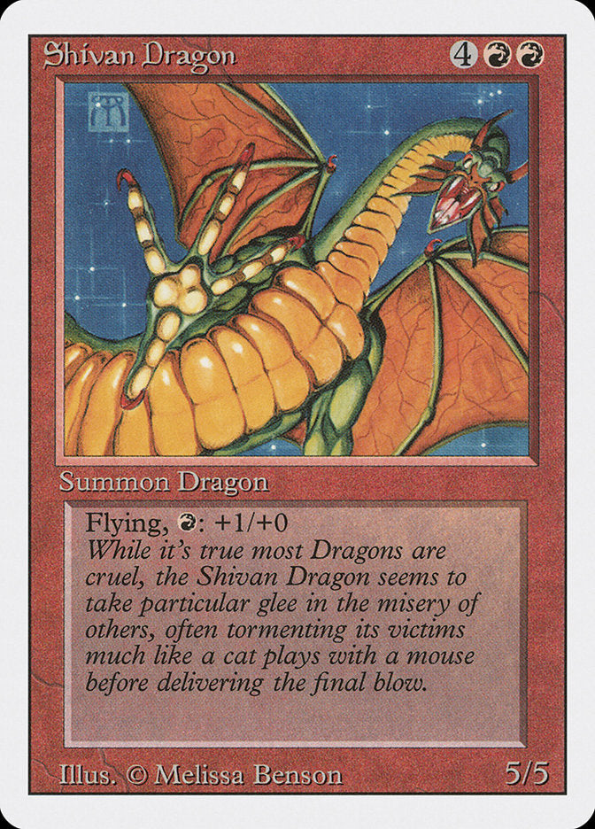 Shivan Dragon [Revised Edition] | Deep Dive Games St. Marys