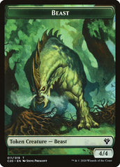 Bird Illusion // Beast (011) Double-Sided Token [Commander 2020 Tokens] | Deep Dive Games St. Marys