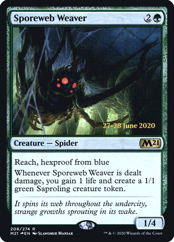 Sporeweb Weaver [Core Set 2021 Prerelease Promos] | Deep Dive Games St. Marys