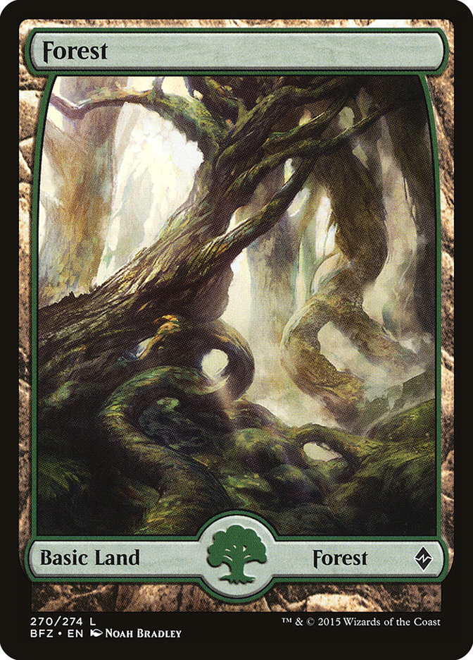 Forest (270) [Battle for Zendikar] | Deep Dive Games St. Marys