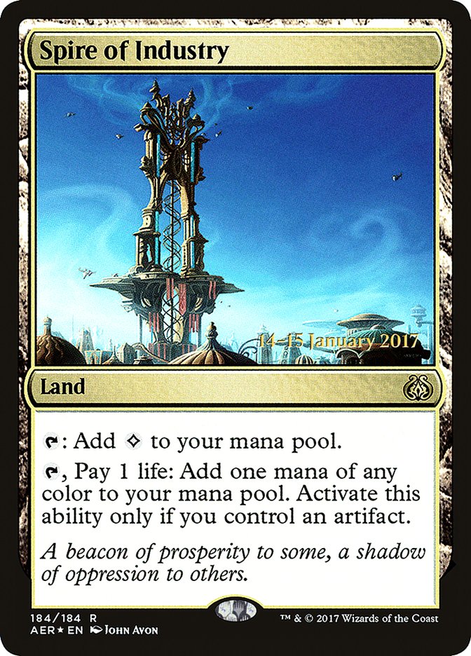 Spire of Industry [Aether Revolt Prerelease Promos] | Deep Dive Games St. Marys