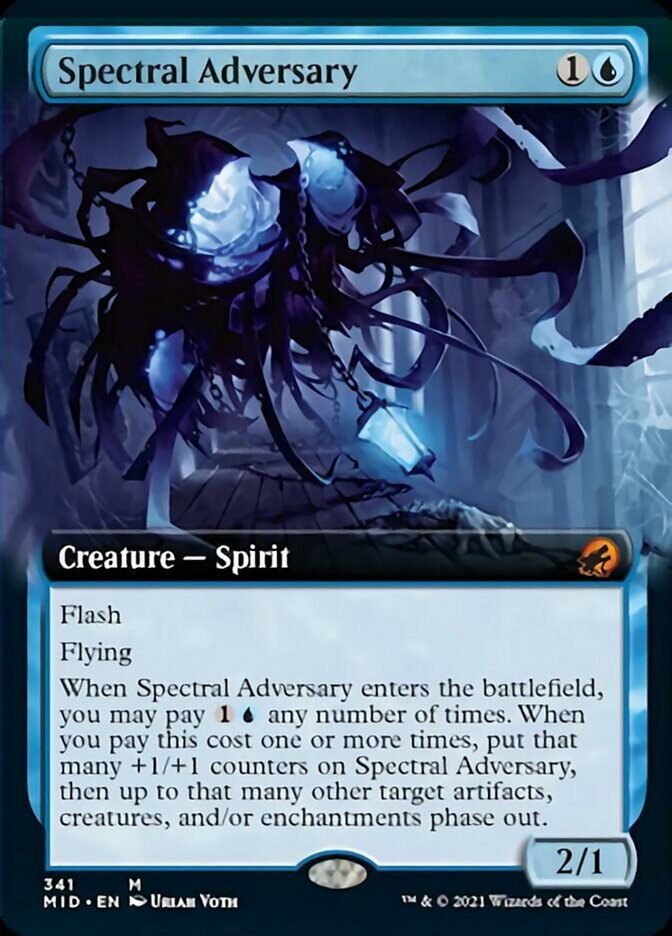 Spectral Adversary (Extended Art) [Innistrad: Midnight Hunt] | Deep Dive Games St. Marys