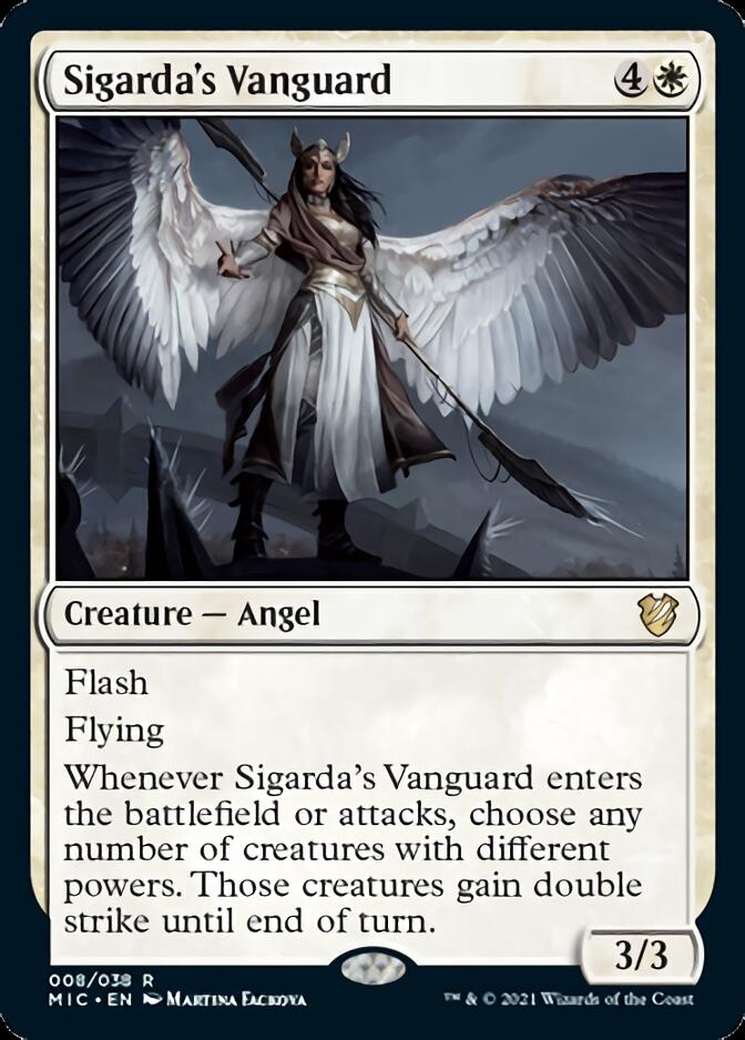 Sigarda's Vanguard [Innistrad: Midnight Hunt Commander] | Deep Dive Games St. Marys