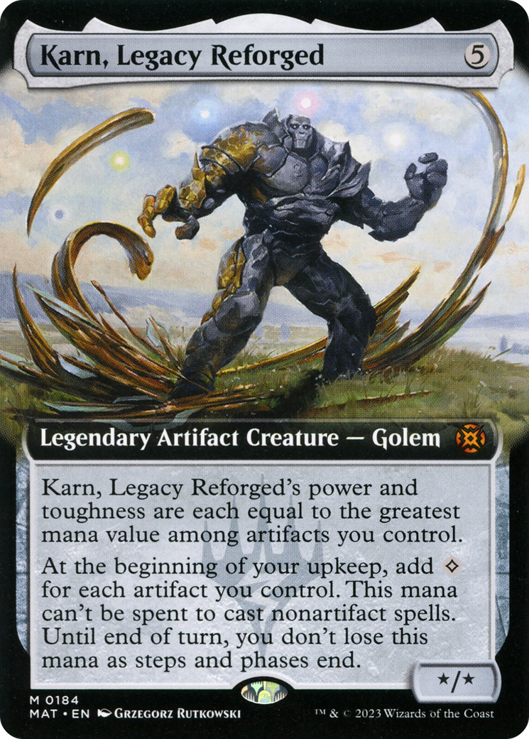 Karn, Legacy Reforged (Extended Art) [March of the Machine: The Aftermath] | Deep Dive Games St. Marys