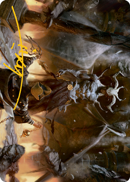 Ormendahl, the Corrupter Art Card (Gold-Stamped Signature) [Innistrad: Midnight Hunt Art Series] | Deep Dive Games St. Marys