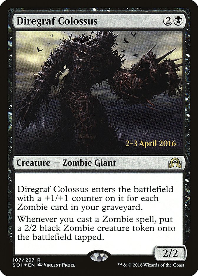 Diregraf Colossus [Shadows over Innistrad Prerelease Promos] | Deep Dive Games St. Marys