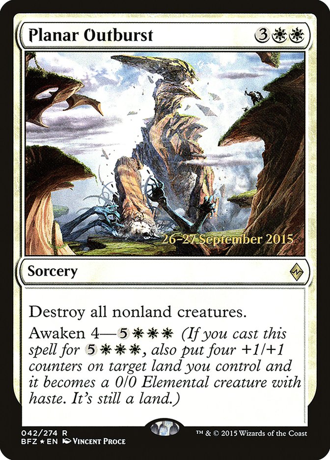 Planar Outburst [Battle for Zendikar Prerelease Promos] | Deep Dive Games St. Marys