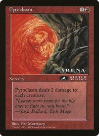 Pyroclasm [Version 2] (Oversized) [Oversize Cards] | Deep Dive Games St. Marys