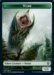 Wurm // Kraken Double-Sided Token [Commander 2021 Tokens] | Deep Dive Games St. Marys