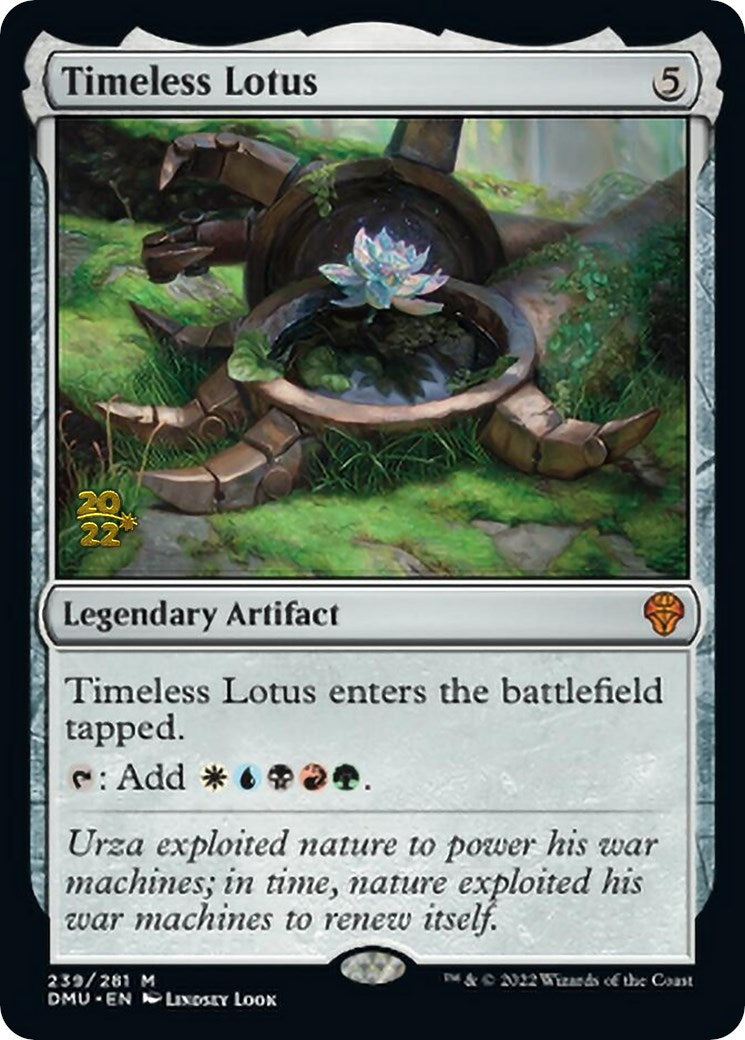 Timeless Lotus [Dominaria United Prerelease Promos] | Deep Dive Games St. Marys