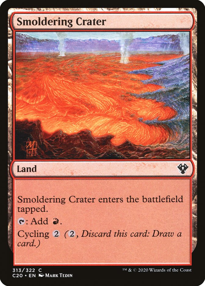 Smoldering Crater [Commander 2020] | Deep Dive Games St. Marys