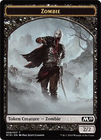 Zombie // Thopter Double-Sided Token (Game Night) [Core Set 2019 Tokens] | Deep Dive Games St. Marys