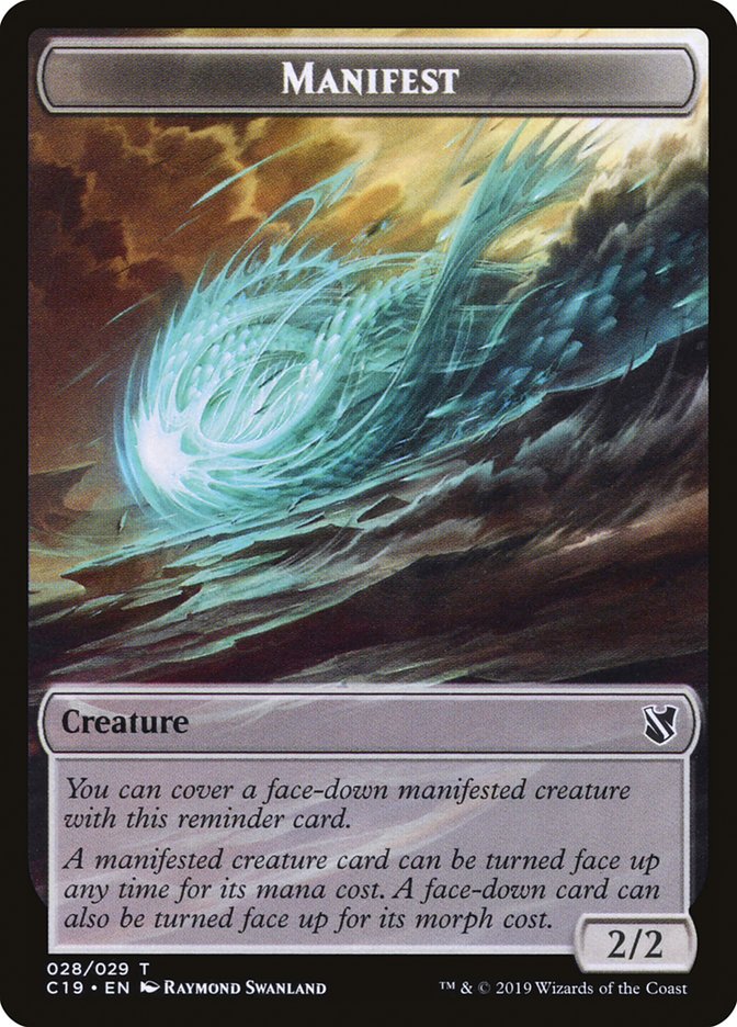 Manifest [Commander 2019 Tokens] | Deep Dive Games St. Marys
