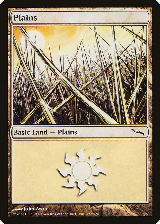 Plains (290) [Mirrodin] | Deep Dive Games St. Marys