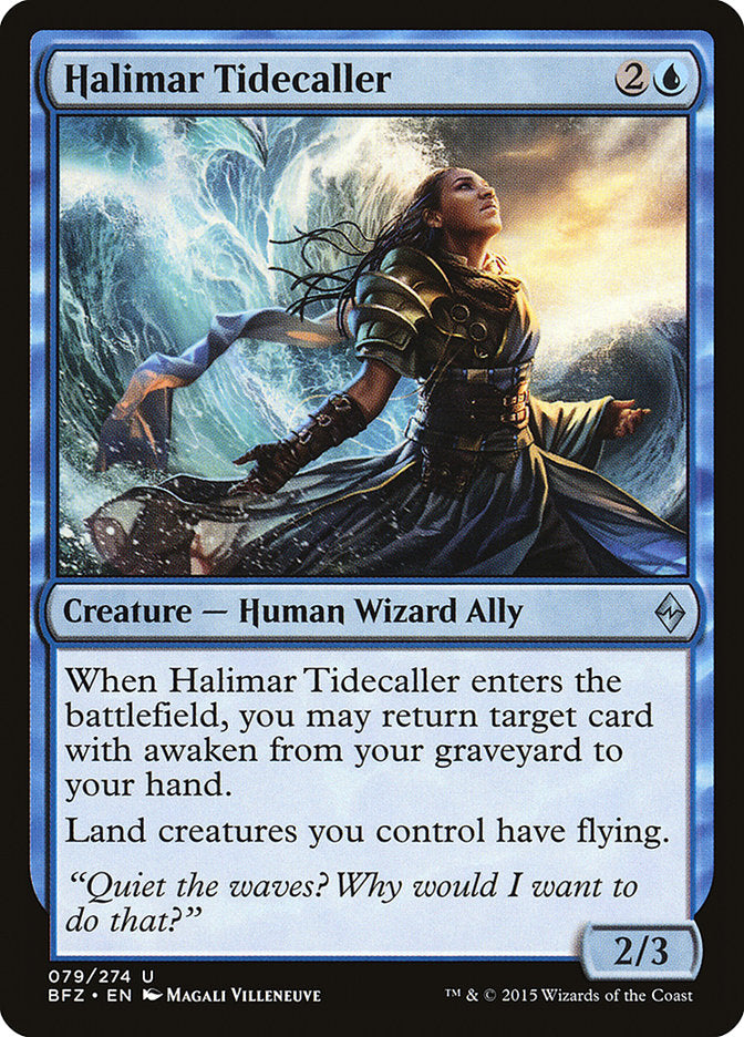 Halimar Tidecaller [Battle for Zendikar] | Deep Dive Games St. Marys