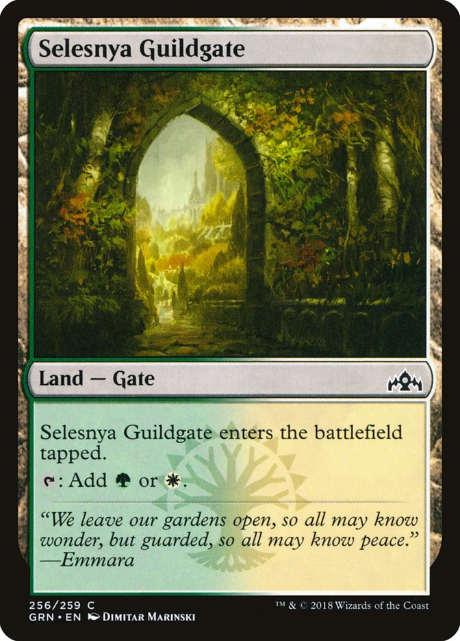 Selesnya Guildgate (256/259) [Guilds of Ravnica] | Deep Dive Games St. Marys