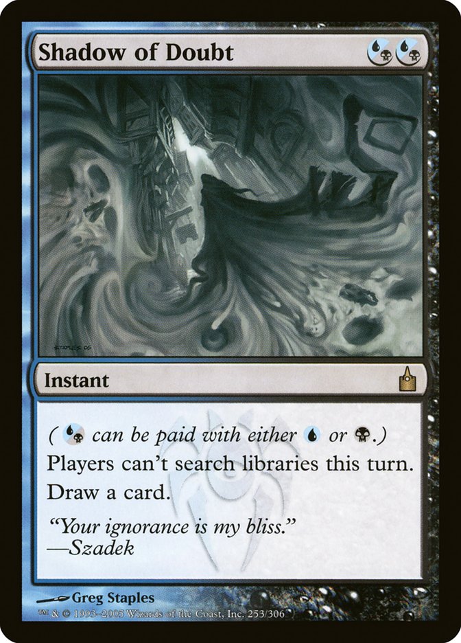 Shadow of Doubt [Ravnica: City of Guilds] | Deep Dive Games St. Marys