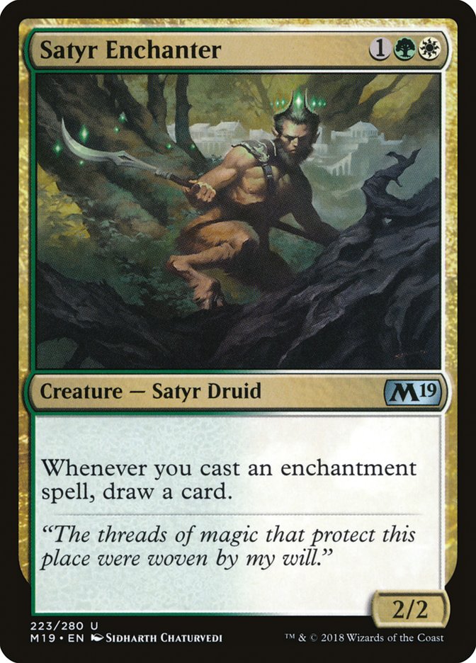 Satyr Enchanter [Core Set 2019] | Deep Dive Games St. Marys