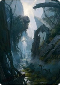 Swamp 2 Art Card [Zendikar Rising Art Series] | Deep Dive Games St. Marys