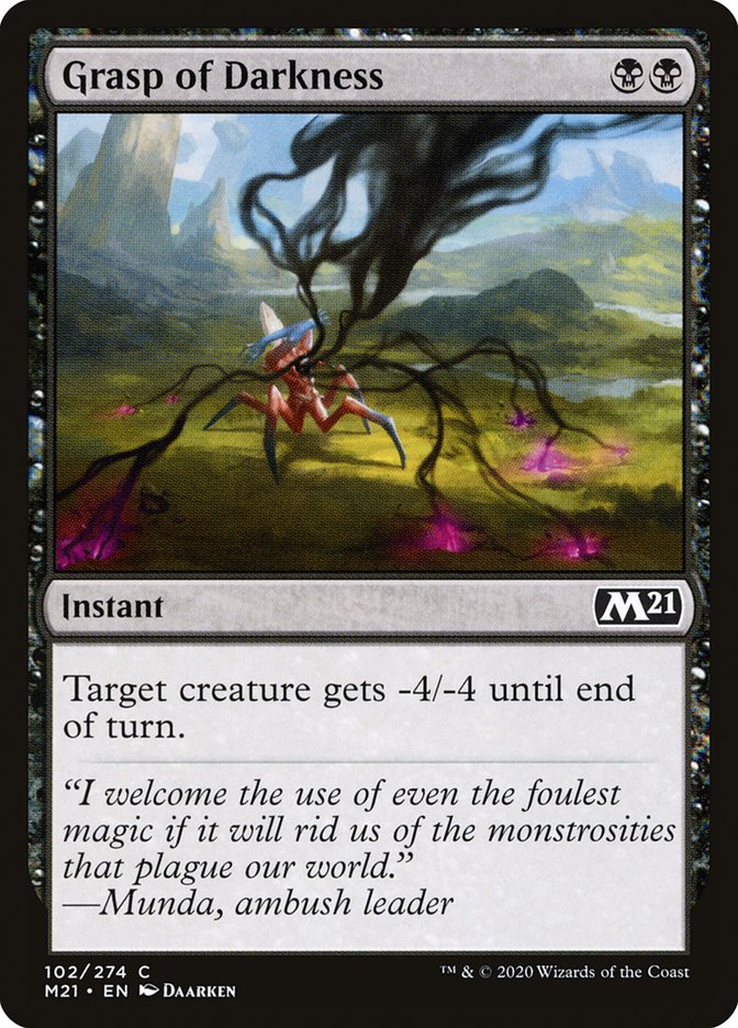 Grasp of Darkness [Core Set 2021] | Deep Dive Games St. Marys