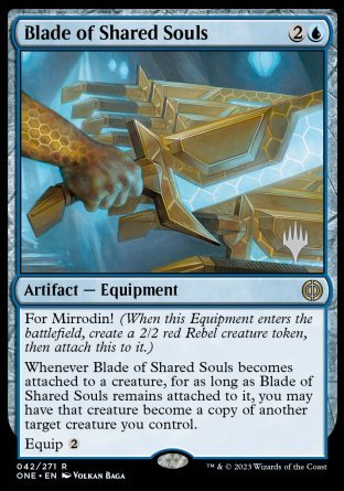 Blade of Shared Souls (Promo Pack) [Phyrexia: All Will Be One Promos] | Deep Dive Games St. Marys