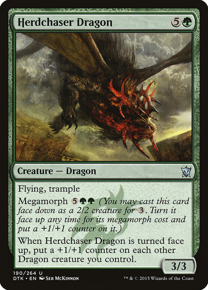 Herdchaser Dragon [Dragons of Tarkir] | Deep Dive Games St. Marys