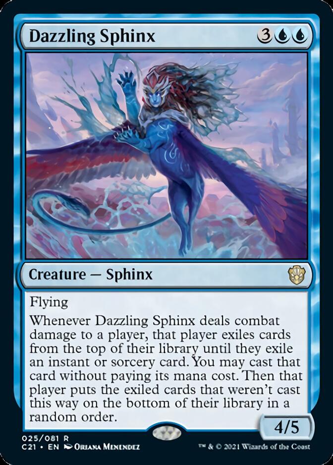 Dazzling Sphinx [Commander 2021] | Deep Dive Games St. Marys