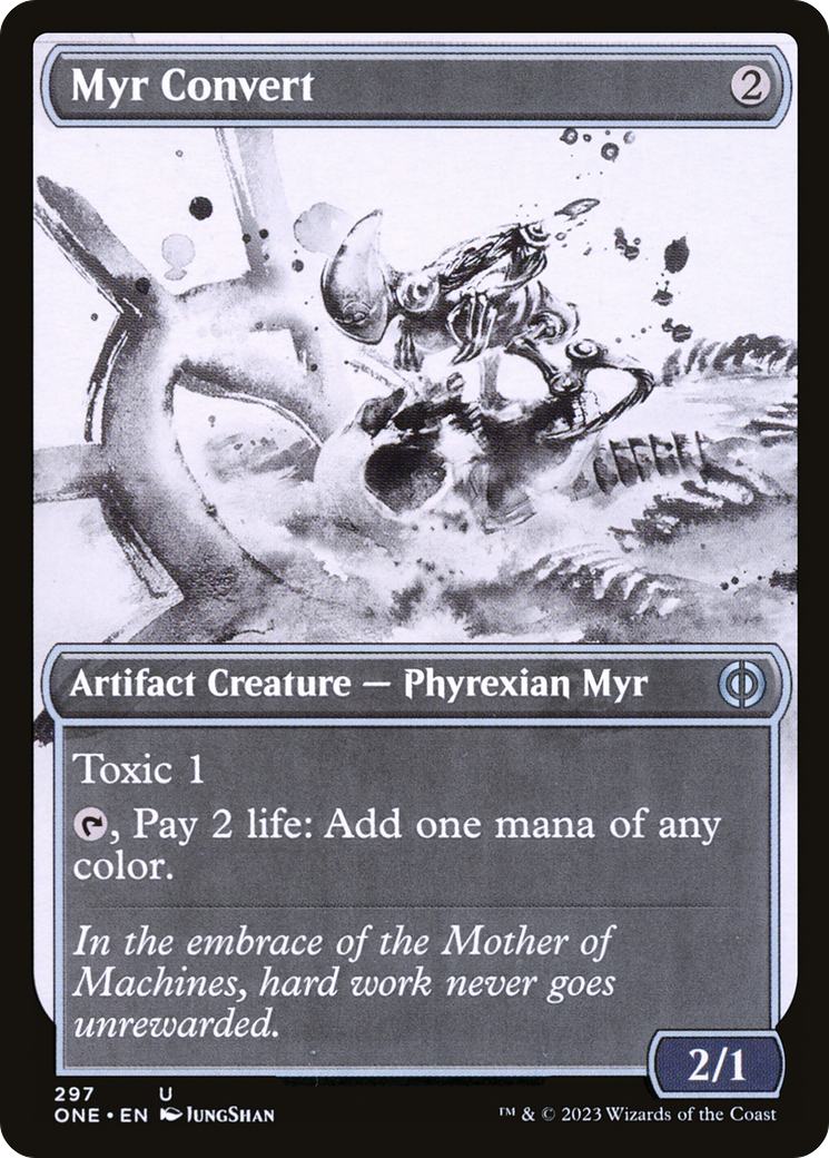 Myr Convert (Showcase Ichor) [Phyrexia: All Will Be One] | Deep Dive Games St. Marys