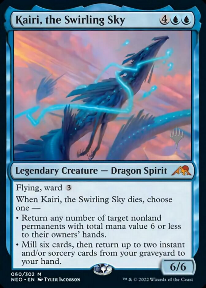 Kairi, the Swirling Sky (Promo Pack) [Kamigawa: Neon Dynasty Promos] | Deep Dive Games St. Marys