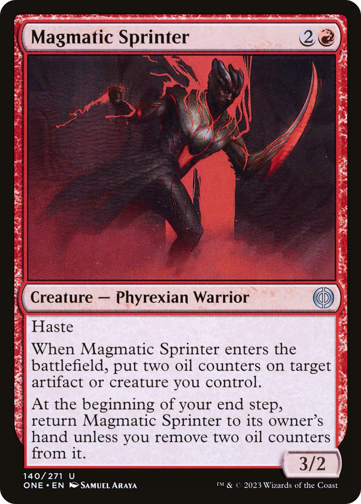 Magmatic Sprinter [Phyrexia: All Will Be One] | Deep Dive Games St. Marys