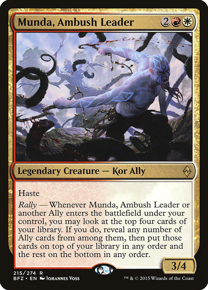 Munda, Ambush Leader [Battle for Zendikar] | Deep Dive Games St. Marys