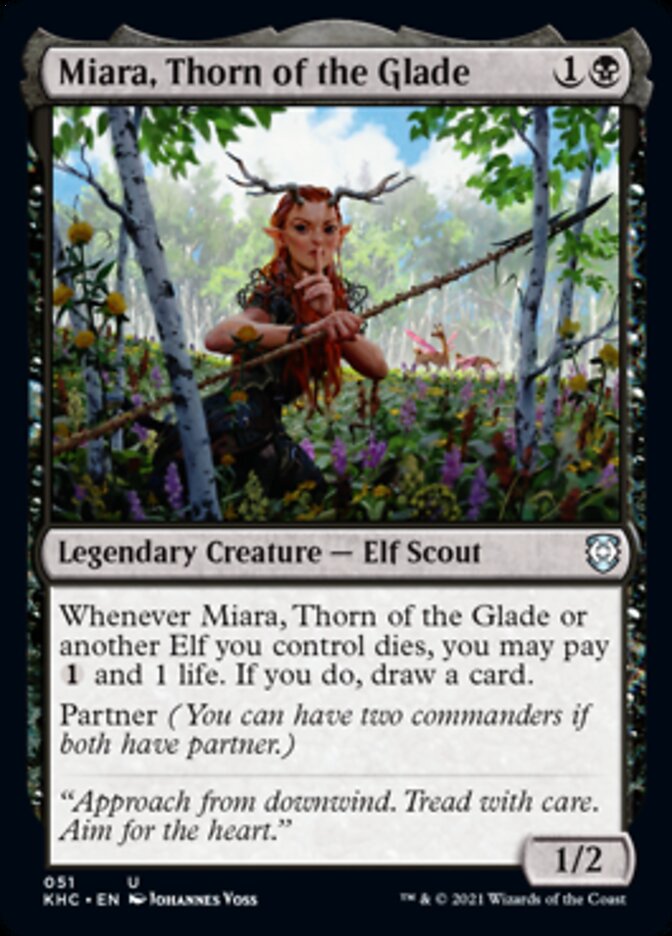 Miara, Thorn of the Glade [Kaldheim Commander] | Deep Dive Games St. Marys