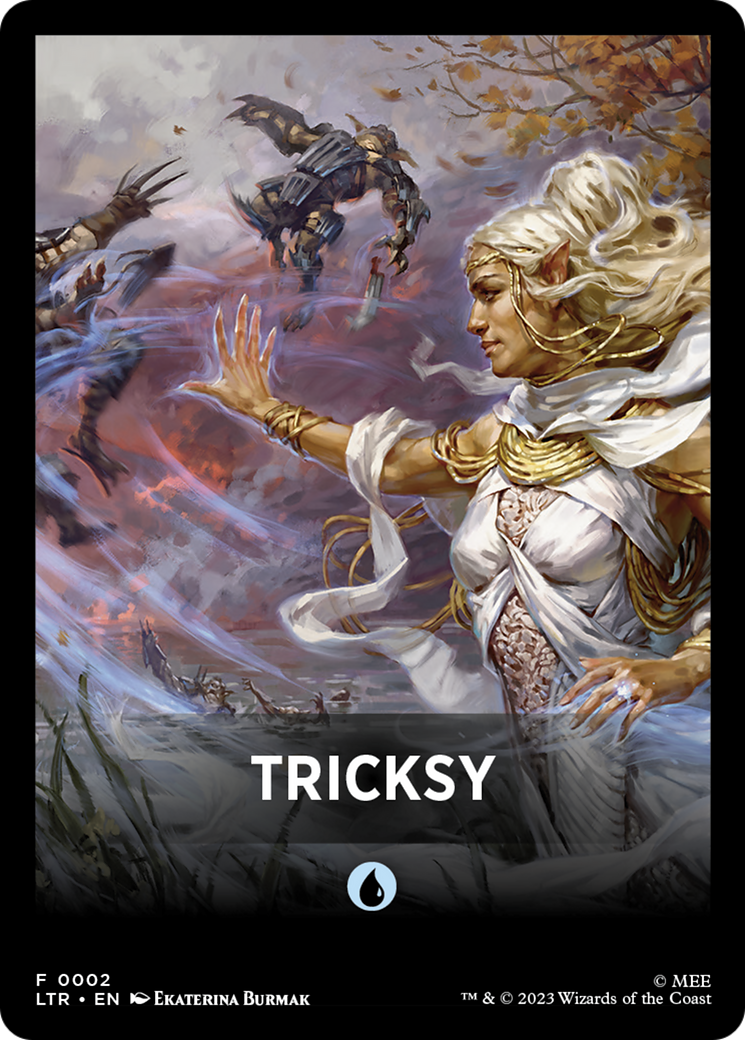 Tricksy Theme Card [The Lord of the Rings: Tales of Middle-Earth Tokens] | Deep Dive Games St. Marys