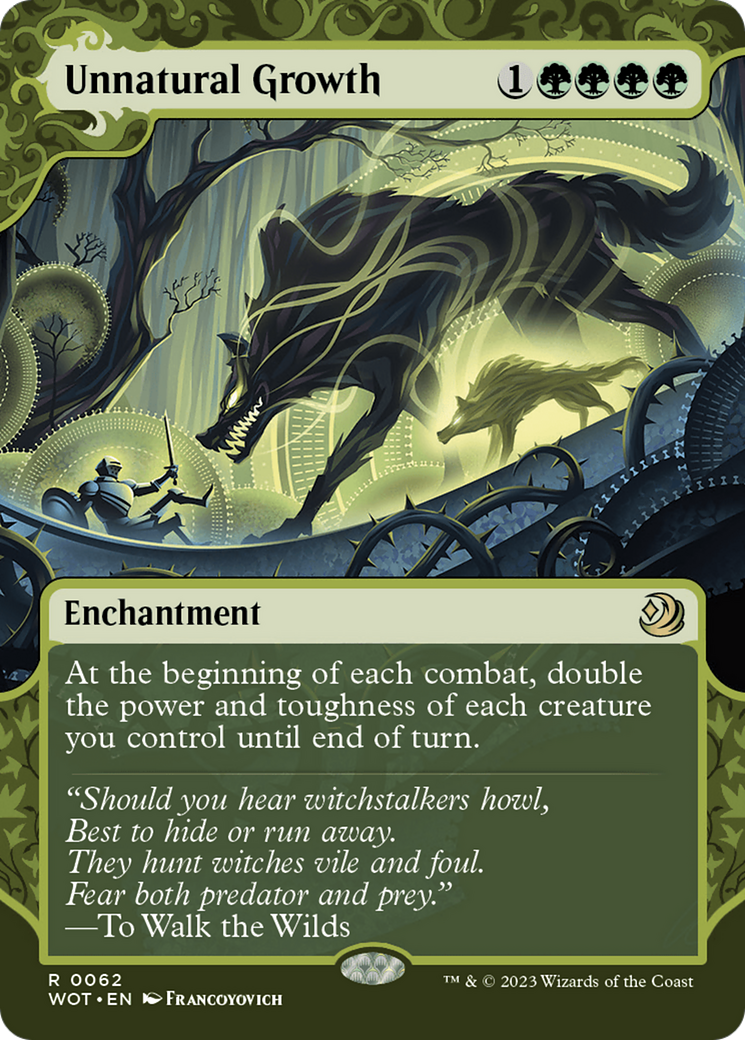Unnatural Growth [Wilds of Eldraine: Enchanting Tales] | Deep Dive Games St. Marys
