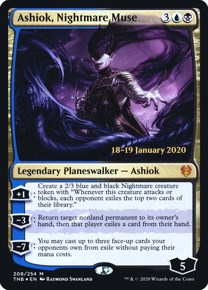 Ashiok, Nightmare Muse [Theros Beyond Death Prerelease Promos] | Deep Dive Games St. Marys