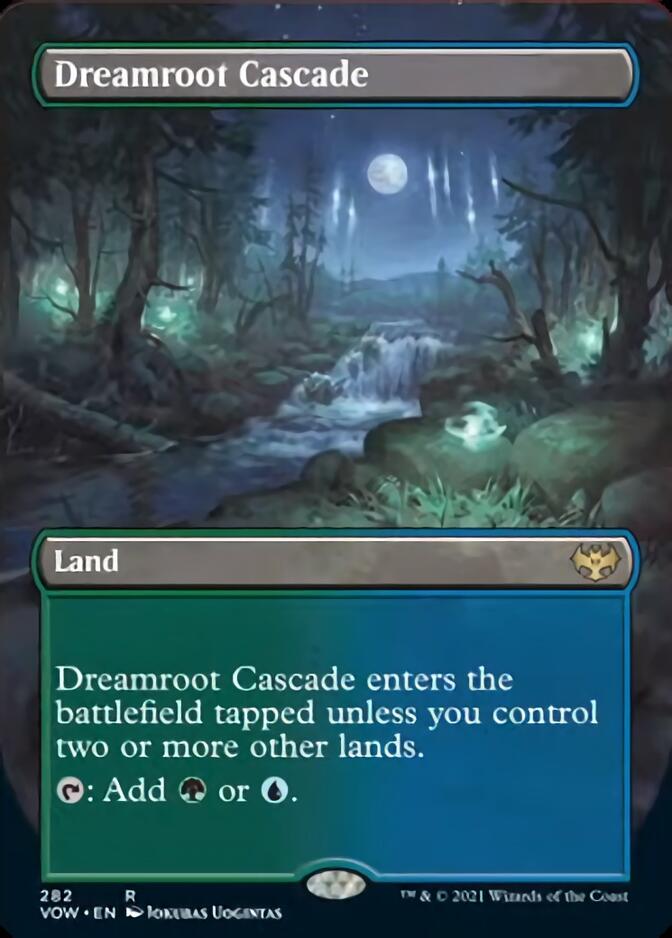 Dreamroot Cascade (Borderless Alternate Art) [Innistrad: Crimson Vow] | Deep Dive Games St. Marys