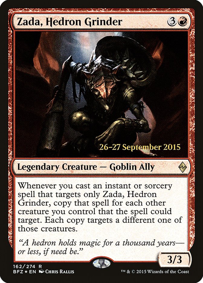 Zada, Hedron Grinder [Battle for Zendikar Prerelease Promos] | Deep Dive Games St. Marys