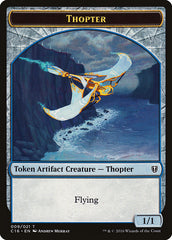 Daretti, Scrap Savant Emblem // Thopter Double-Sided Token [Commander 2016 Tokens] | Deep Dive Games St. Marys