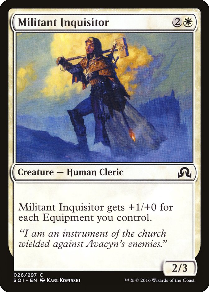 Militant Inquisitor [Shadows over Innistrad] | Deep Dive Games St. Marys