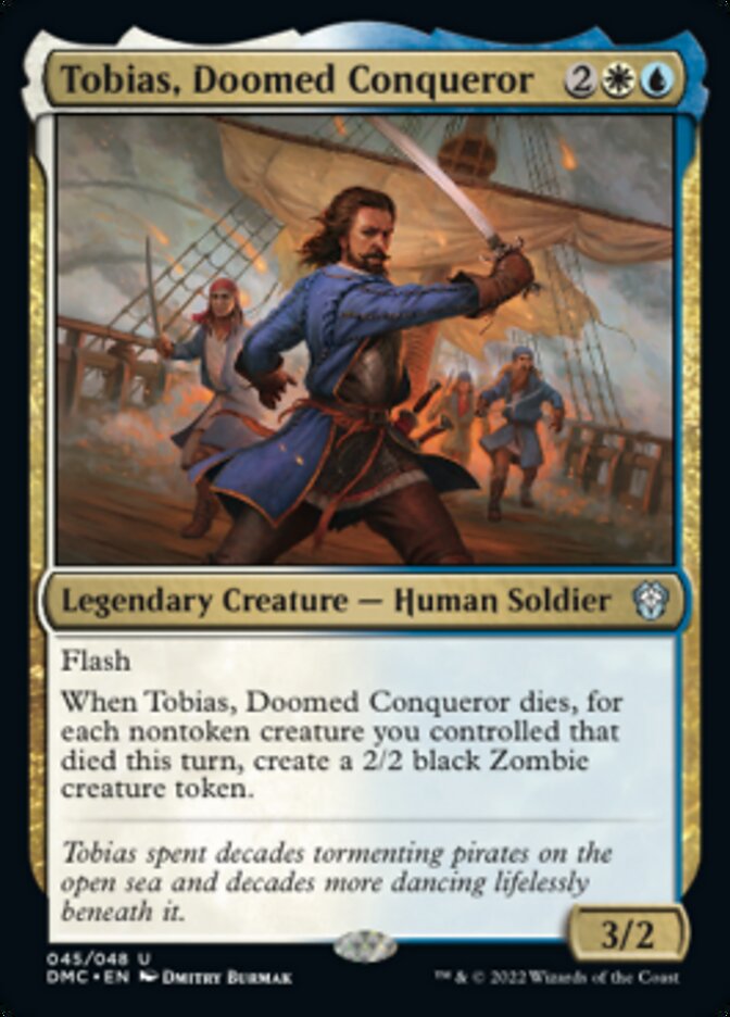 Tobias, Doomed Conqueror [Dominaria United Commander] | Deep Dive Games St. Marys
