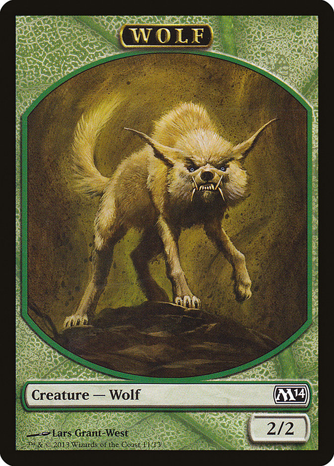 Wolf Token [Magic 2014 Tokens] | Deep Dive Games St. Marys