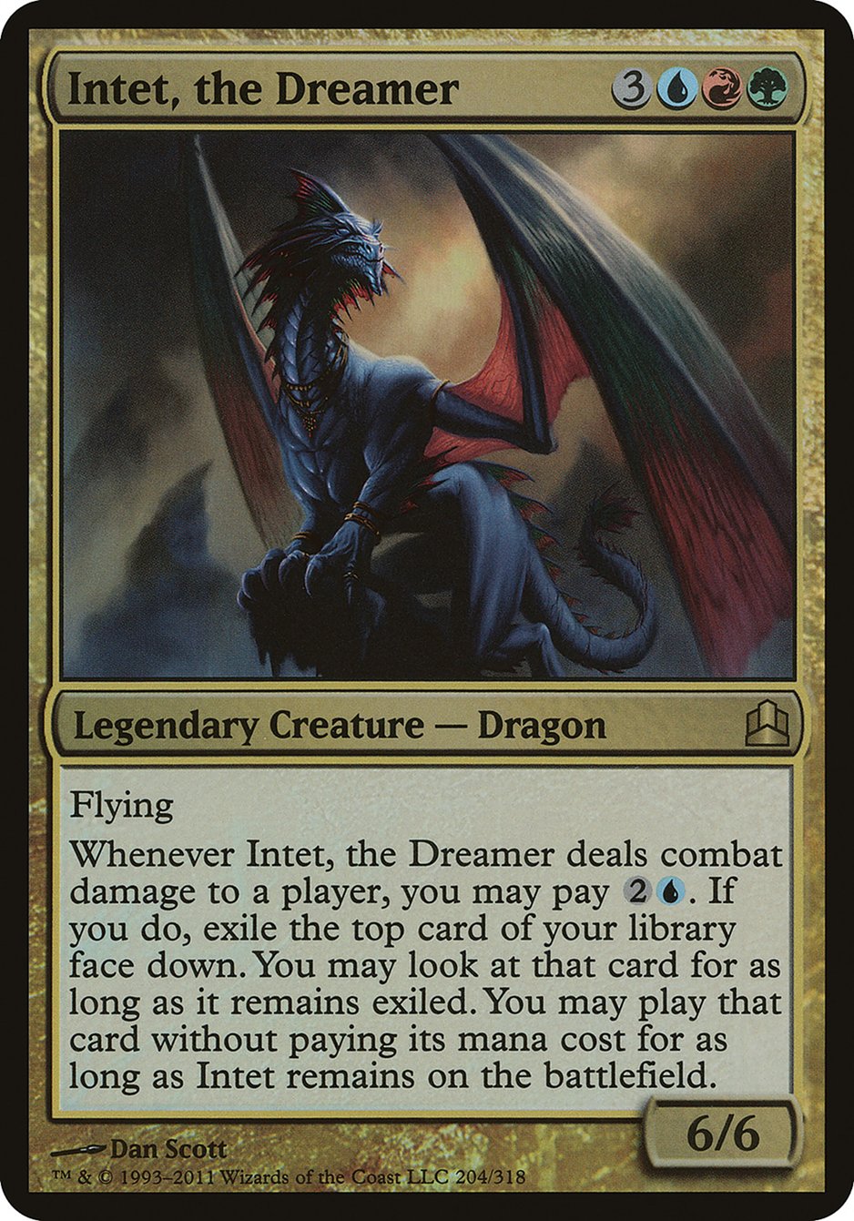 Intet, the Dreamer (Oversized) [Commander 2011 Oversized] | Deep Dive Games St. Marys