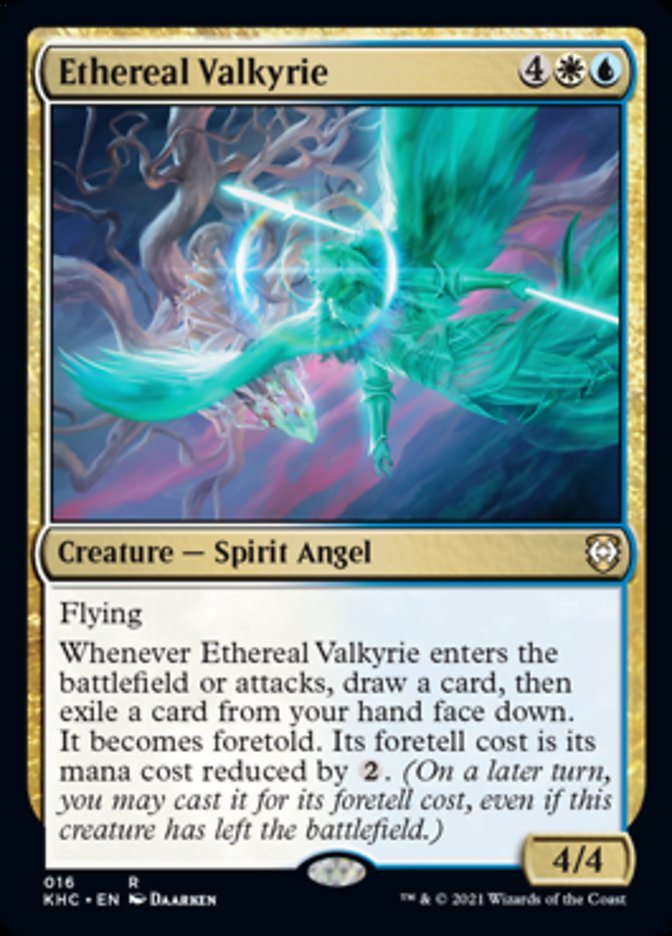 Ethereal Valkyrie [Kaldheim Commander] | Deep Dive Games St. Marys