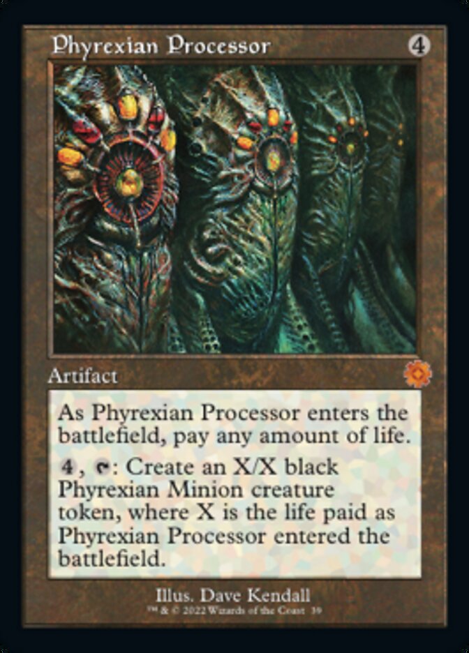 Phyrexian Processor (Retro) [The Brothers' War Retro Artifacts] | Deep Dive Games St. Marys