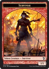 Survivor // Myr (023) Double-Sided Token [Commander 2018 Tokens] | Deep Dive Games St. Marys