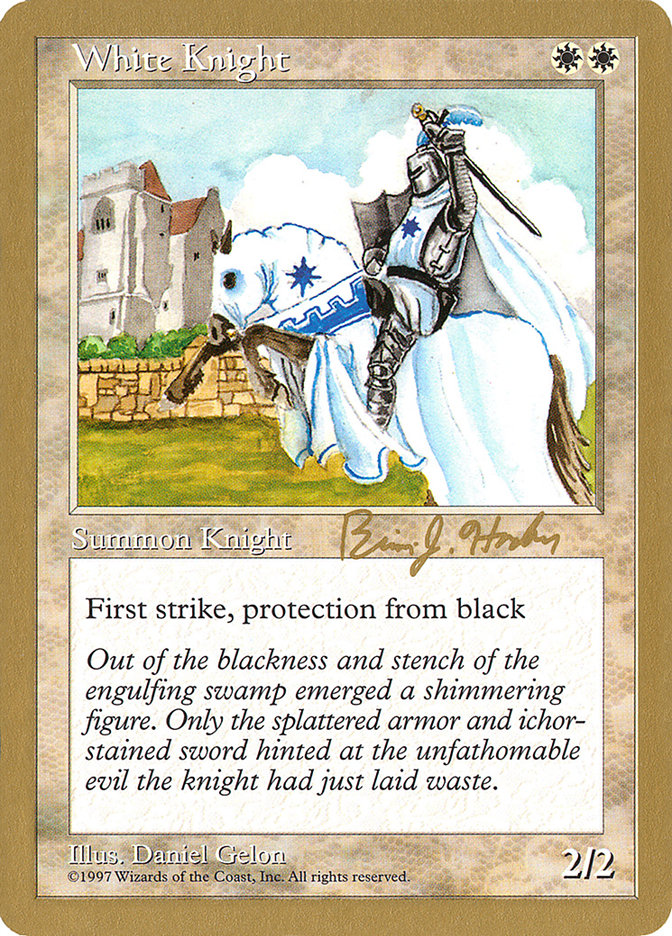 White Knight (Brian Hacker) [World Championship Decks 1998] | Deep Dive Games St. Marys