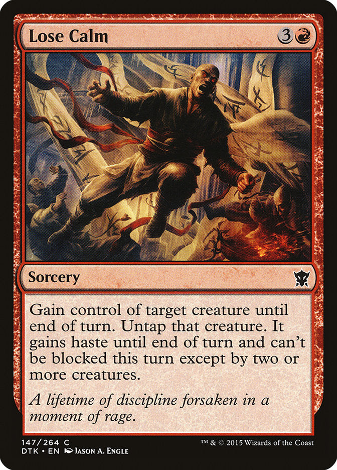Lose Calm [Dragons of Tarkir] | Deep Dive Games St. Marys